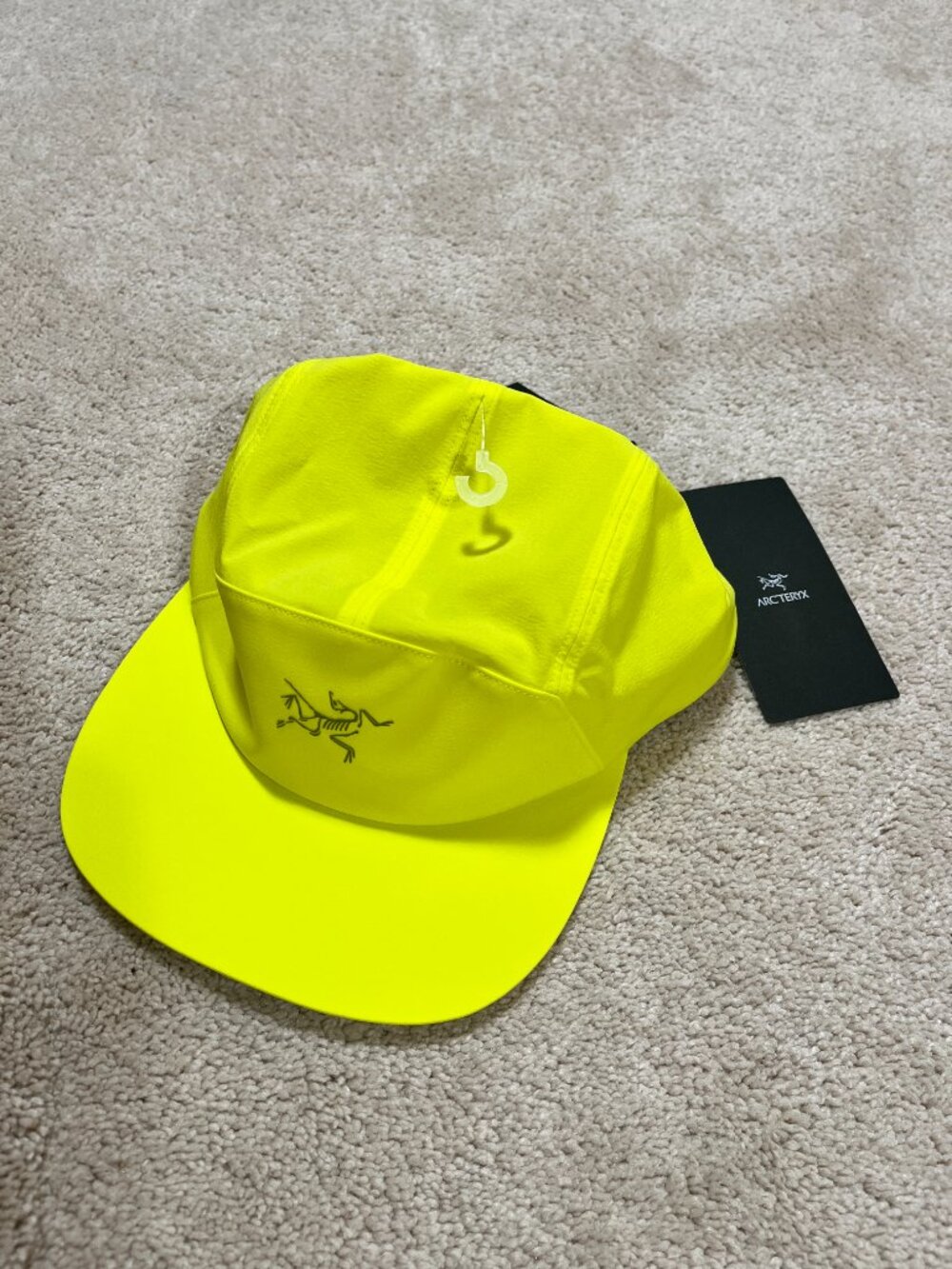 New Arcteryx Gamma 5 Panel Cap Crocodile Hat Euphoria/Forage S/M Lightweight